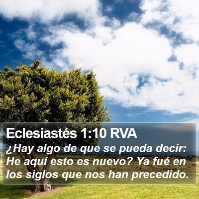 Eclesiastés 1:10 RVA Bible Verse Image
