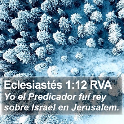 Eclesiastés 1:12 RVA Bible Verse Image