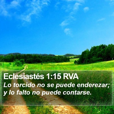 Eclesiastés 1:15 RVA Bible Verse Image