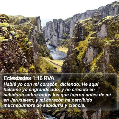 Eclesiastés 1:16 RVA Bible Verse Image