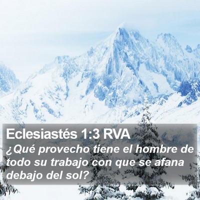 Eclesiastés 1:3 RVA Bible Verse Image
