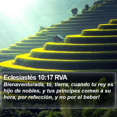 Eclesiastés 10:17 RVA Bible Verse Image