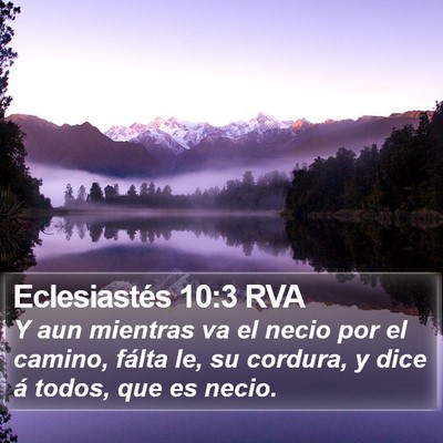 Eclesiastés 10:3 RVA Bible Verse Image