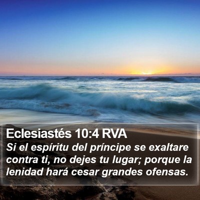 Eclesiastés 10:4 RVA Bible Verse Image