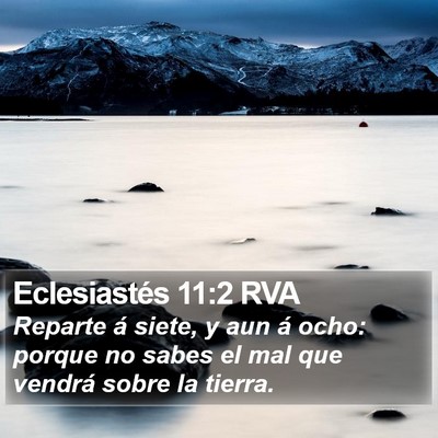 Eclesiastés 11:2 RVA Bible Verse Image