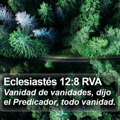 Eclesiastés 12:8 RVA Bible Verse Image