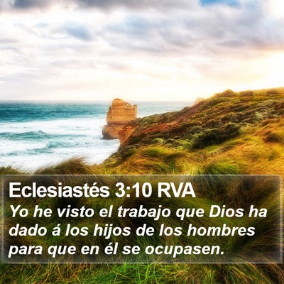 Eclesiastés 3:10 RVA Bible Verse Image