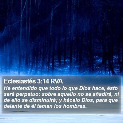 Eclesiastés 3:14 RVA Bible Verse Image
