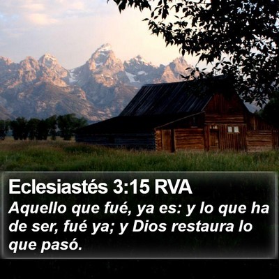 Eclesiastés 3:15 RVA Bible Verse Image