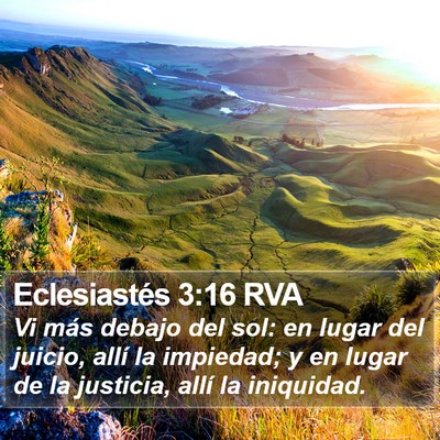 Eclesiastés 3:16 RVA Bible Verse Image