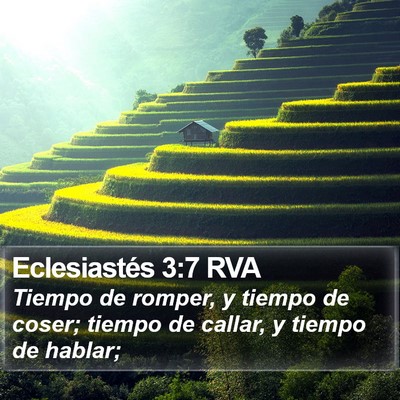 Eclesiastés 3:7 RVA Bible Verse Image