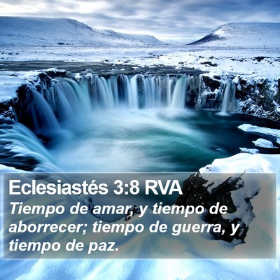 Eclesiastés 3:8 RVA Bible Verse Image