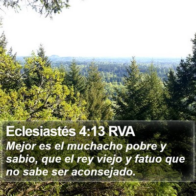 Eclesiastés 4:13 RVA Bible Verse Image