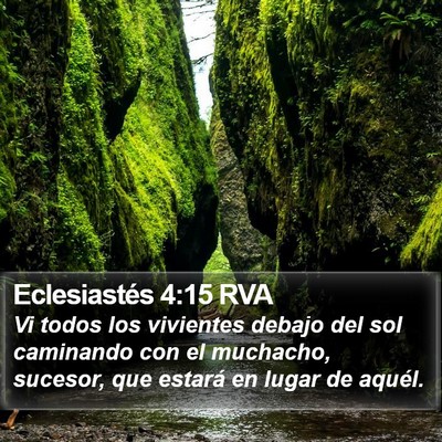 Eclesiastés 4:15 RVA Bible Verse Image
