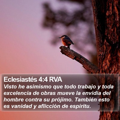 Eclesiastés 4:4 RVA Bible Verse Image