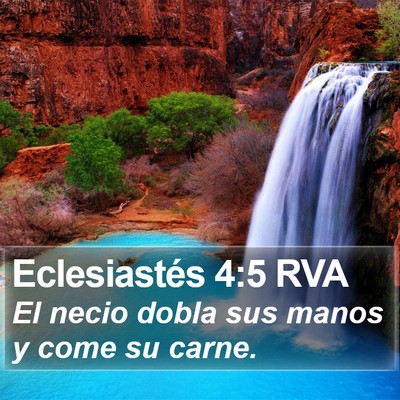 Eclesiastés 4:5 RVA Bible Verse Image