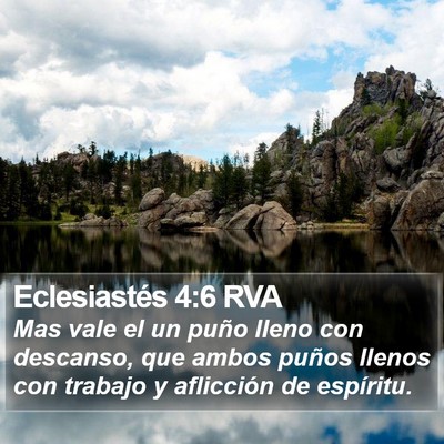 Eclesiastés 4:6 RVA Bible Verse Image