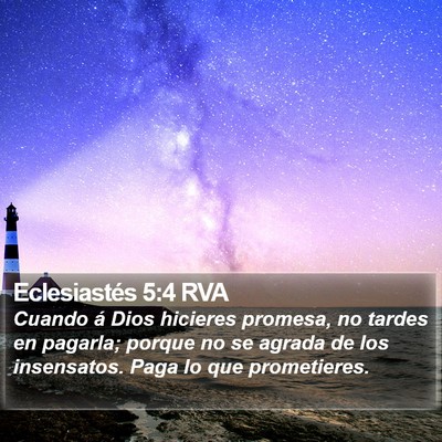 Eclesiastés 5:4 RVA Bible Verse Image