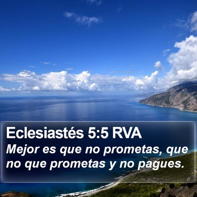 Eclesiastés 5:5 RVA Bible Verse Image