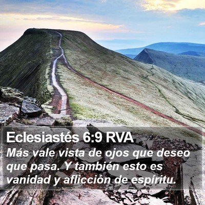 Eclesiastés 6:9 RVA Bible Verse Image