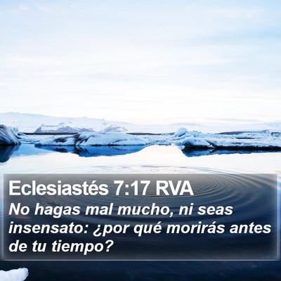 Eclesiastés 7:17 RVA Bible Verse Image