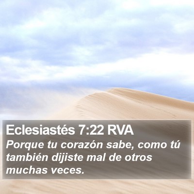 Eclesiastés 7:22 RVA Bible Verse Image