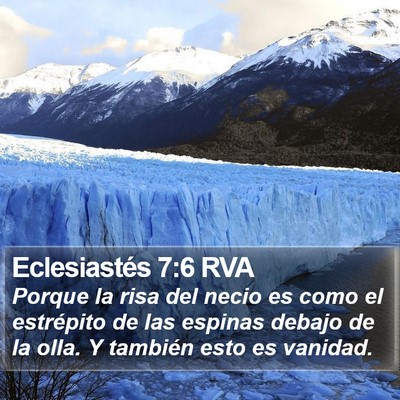 Eclesiastés 7:6 RVA Bible Verse Image