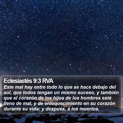 Eclesiastés 9:3 RVA Bible Verse Image