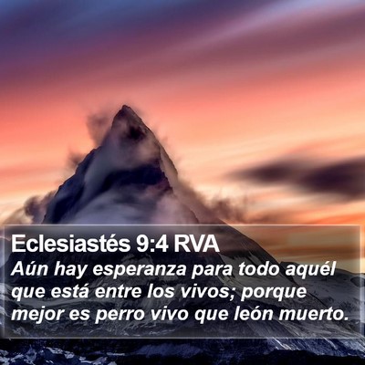 Eclesiastés 9:4 RVA Bible Verse Image