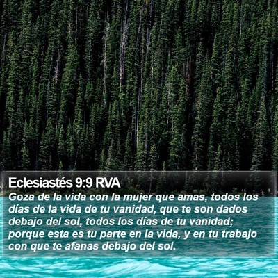 Eclesiastés 9:9 RVA Bible Verse Image