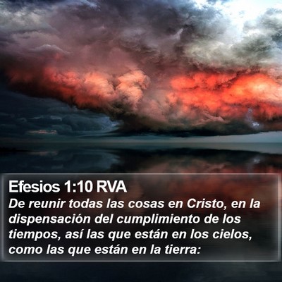 Efesios 1:10 RVA Bible Verse Image