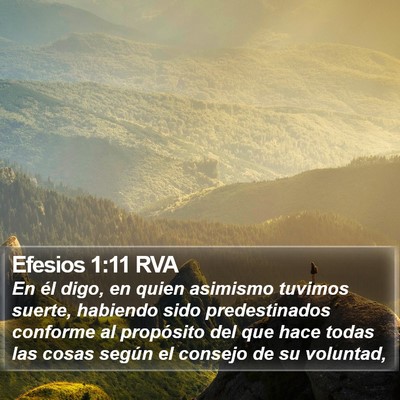 Efesios 1:11 RVA Bible Verse Image
