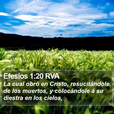 Efesios 1:20 RVA Bible Verse Image