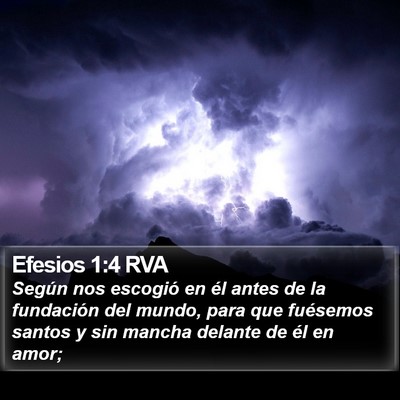 Efesios 1:4 RVA Bible Verse Image