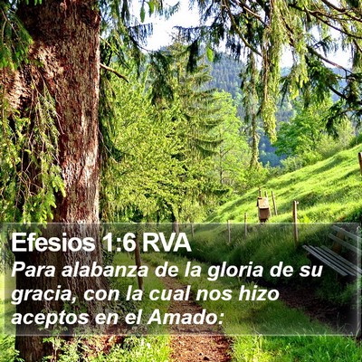 Efesios 1:6 RVA Bible Verse Image
