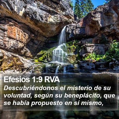 Efesios 1:9 RVA Bible Verse Image