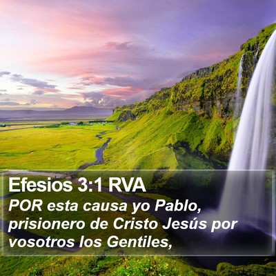 Efesios 3:1 RVA Bible Verse Image