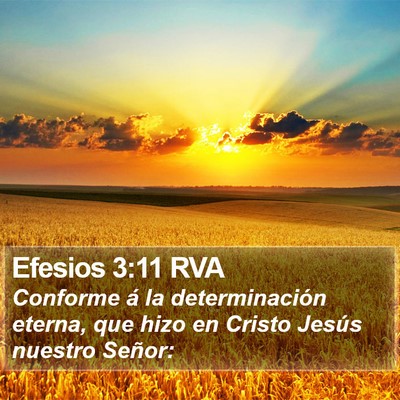 Efesios 3:11 RVA Bible Verse Image