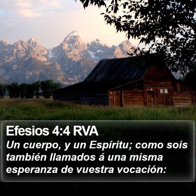 Efesios 4:4 RVA Bible Verse Image
