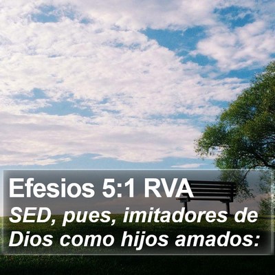 Efesios 5:1 RVA Bible Verse Image