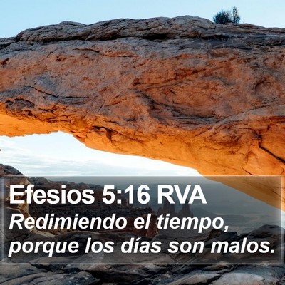 Efesios 5:16 RVA Bible Verse Image
