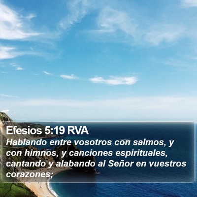 Efesios 5:19 RVA Bible Verse Image
