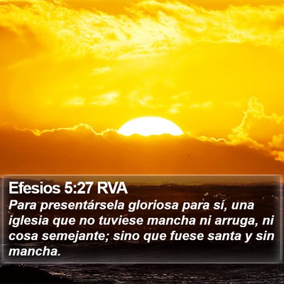 Efesios 5:27 RVA Bible Verse Image