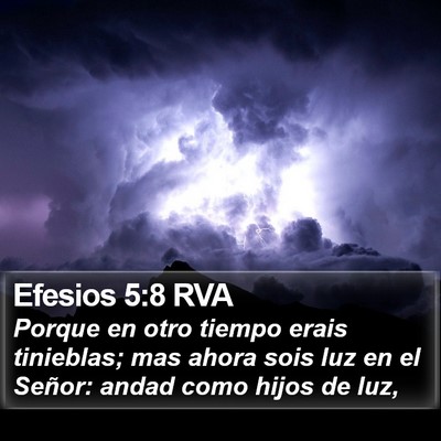 Efesios 5:8 RVA Bible Verse Image