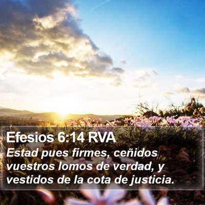 Efesios 6:14 RVA Bible Verse Image