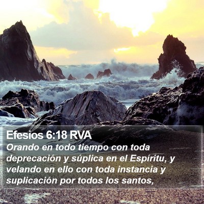 Efesios 6:18 RVA Bible Verse Image