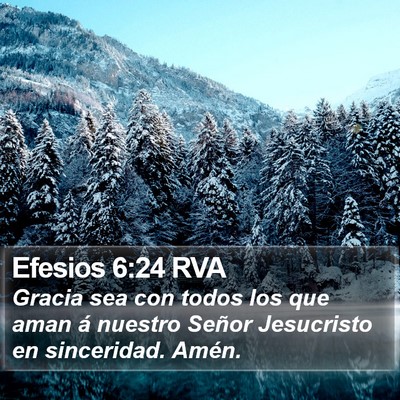 Efesios 6:24 RVA Bible Verse Image