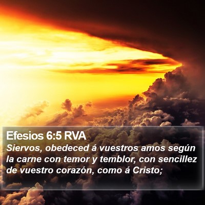 Efesios 6:5 RVA Bible Verse Image