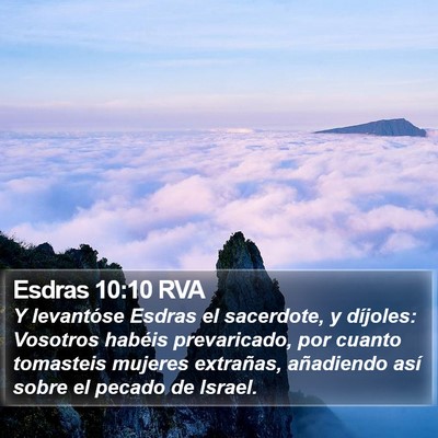 Esdras 10:10 RVA Bible Verse Image