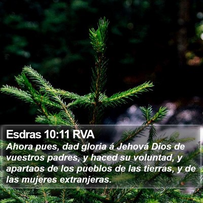 Esdras 10:11 RVA Bible Verse Image